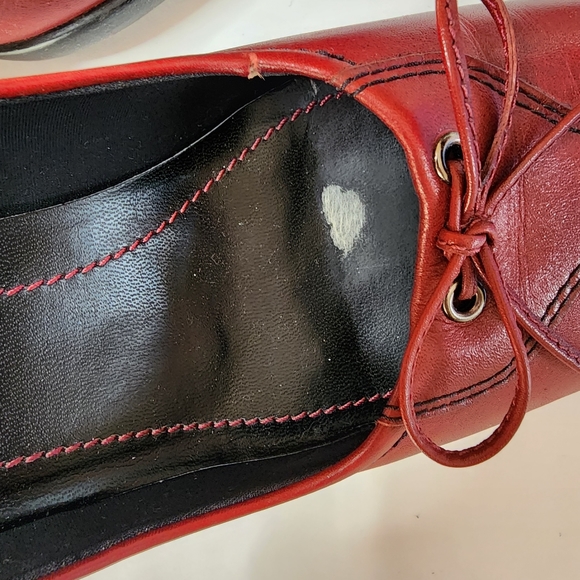 Red Nine West Heel Slipper - Size 9 - Picture 3 of 3